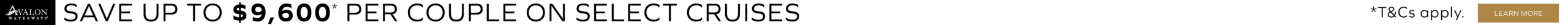 Save with Avalon Banner